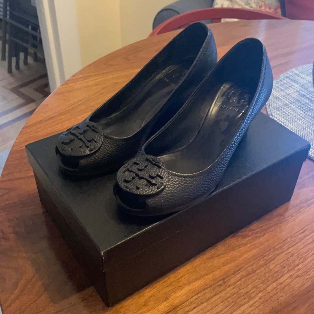 Tory Burch - Sally Peep Toe Wedge